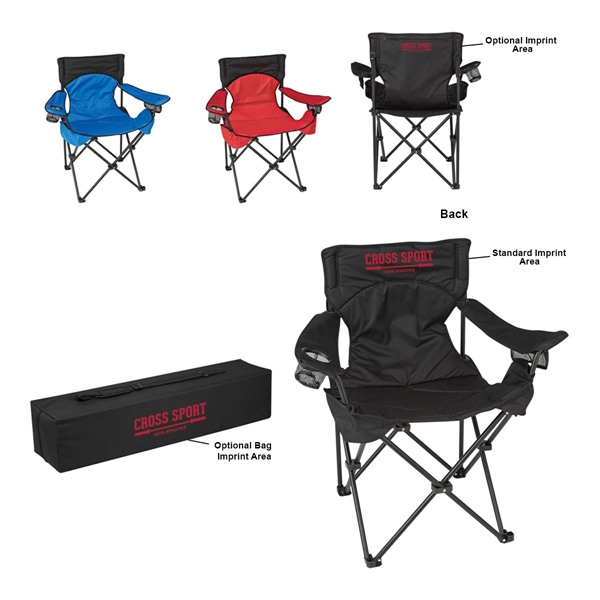 Portable Collapsible Padded Folding Chair with Bag - Portable Collapsible Padded Folding Chair with Bag - Image 0 of 3