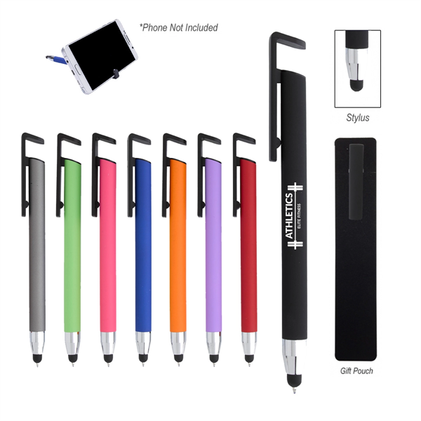 Sleek Stylus and Pen with Phone Stand Combo - Sleek Stylus and Pen with Phone Stand Combo - Image 0 of 9