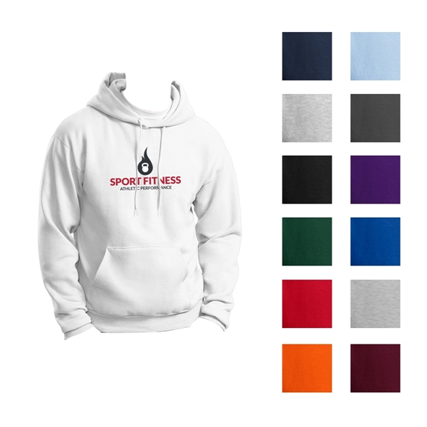 Hanes® EcoSmart® Sweatshirt Hoodie - Hanes® EcoSmart® Sweatshirt Hoodie - Image 0 of 12