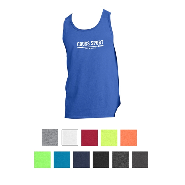 Stylish Tagless Cotton Tank Top - Stylish Tagless Cotton Tank Top - Image 0 of 12