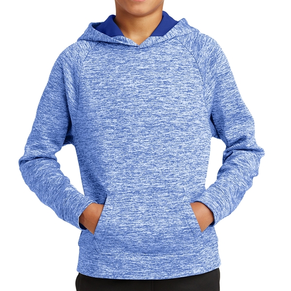 Sport-Tek® PosiCharge® Youth's Electric Pullover Hoodie - Sport-Tek® PosiCharge® Youth's Electric Pullover Hoodie - Image 1 of 4