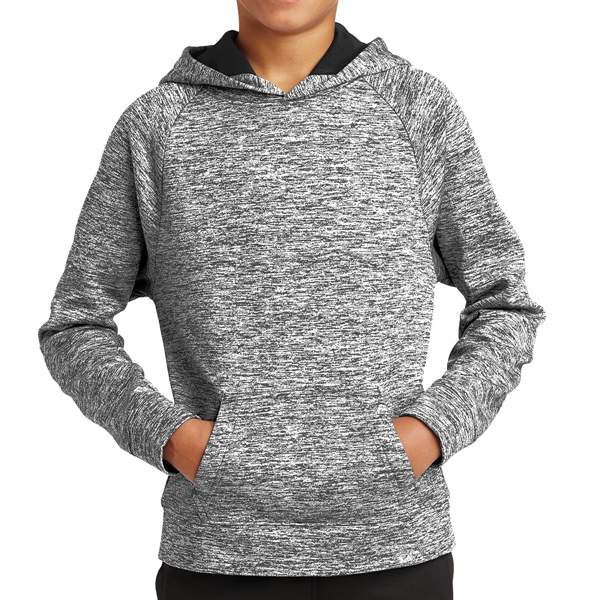 Sport-Tek® PosiCharge® Youth's Electric Pullover Hoodie - Sport-Tek® PosiCharge® Youth's Electric Pullover Hoodie - Image 4 of 4