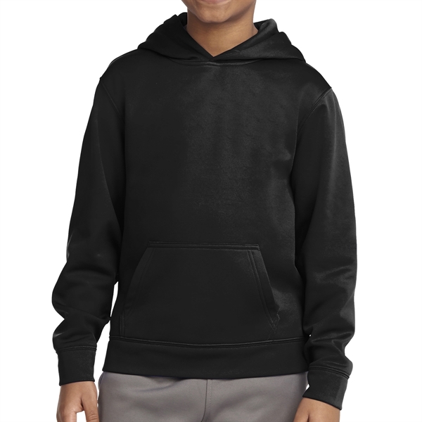Sport-Tek® Sport-Wick® Youth's Fleece-Made Pullover Hoodie - Sport-Tek® Sport-Wick® Youth's Fleece-Made Pullover Hoodie - Image 2 of 6