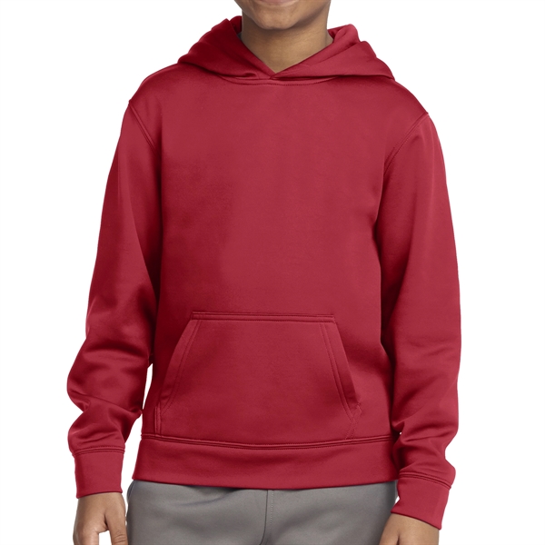 Sport-Tek® Sport-Wick® Youth's Fleece-Made Pullover Hoodie - Sport-Tek® Sport-Wick® Youth's Fleece-Made Pullover Hoodie - Image 3 of 6