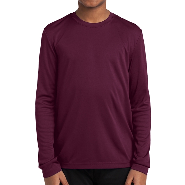 Sport-Tek® PosiCharge® Youth's Long-Sleeved T-Shirt - Sport-Tek® PosiCharge® Youth's Long-Sleeved T-Shirt - Image 18 of 18