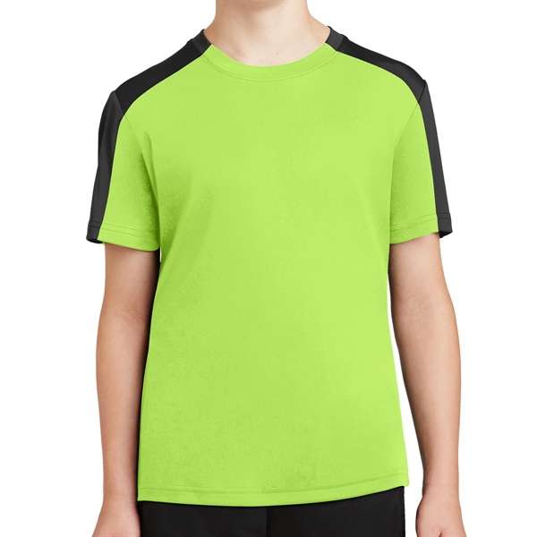 Comfort Oriented 100% Polyester Ladies' Tee - Comfort Oriented 100% Polyester Ladies' Tee - Image 4 of 8