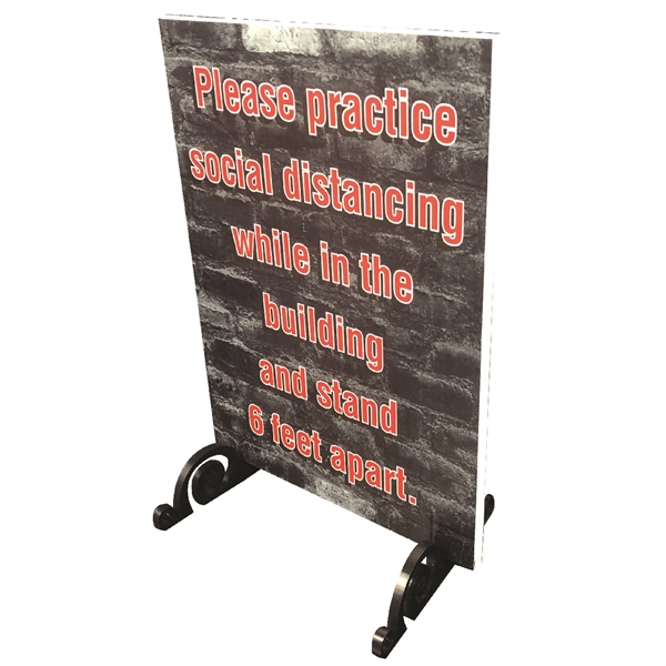 10 mm Coroplast Stand Sign - 10 mm Coroplast Stand Sign - Image 0 of 0