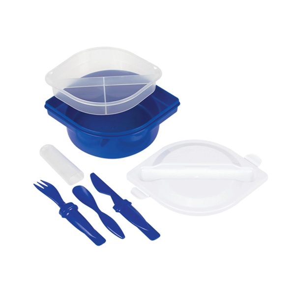 Food Container with Utensils in a Gift Box - Food Container with Utensils in a Gift Box - Image 1 of 2