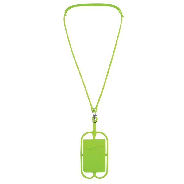 Phone-Holding Silicone Lanyard - Phone-Holding Silicone Lanyard - Image 3 of 8