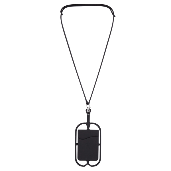 Phone-Holding Silicone Lanyard - Phone-Holding Silicone Lanyard - Image 4 of 8