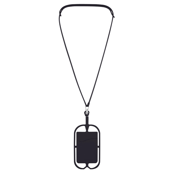 Phone-Holding Silicone Lanyard - Phone-Holding Silicone Lanyard - Image 5 of 8