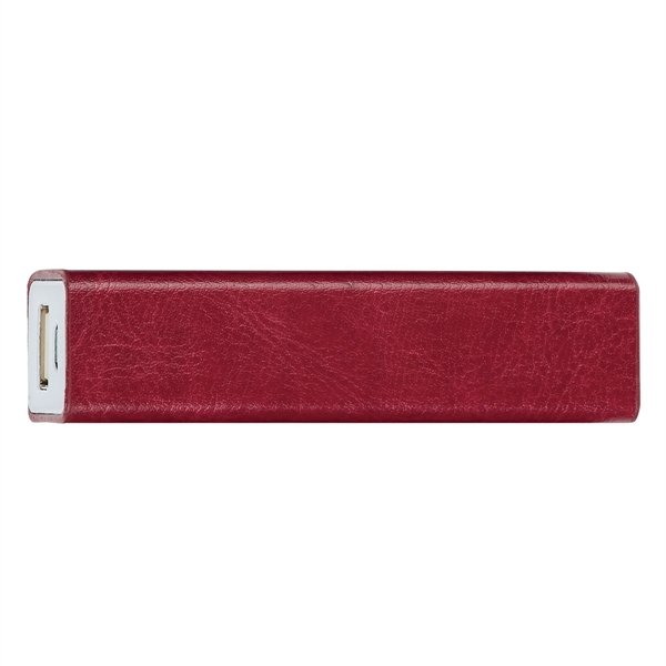 High Tech Leatherette Power Bank - High Tech Leatherette Power Bank - Image 2 of 6