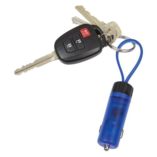 Light-Up Key-Strapped USB Car Charger - Light-Up Key-Strapped USB Car Charger - Image 5 of 6