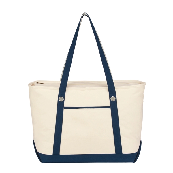 Large Canvas Tote for Sailing - Large Canvas Tote for Sailing - Image 3 of 4