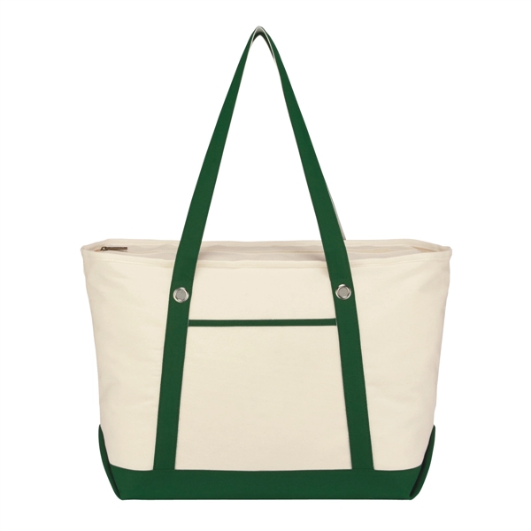 Large Canvas Tote for Sailing - Large Canvas Tote for Sailing - Image 4 of 4