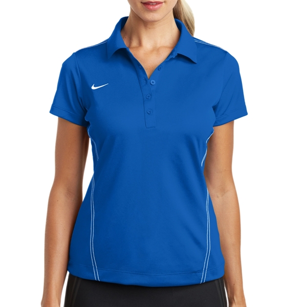 Nike Women's Dri-FIT Fitness Swoosh Polo Shirt - Nike Women's Dri-FIT Fitness Swoosh Polo Shirt - Image 10 of 15