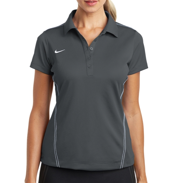 Nike Women's Dri-FIT Fitness Swoosh Polo Shirt - Nike Women's Dri-FIT Fitness Swoosh Polo Shirt - Image 11 of 15