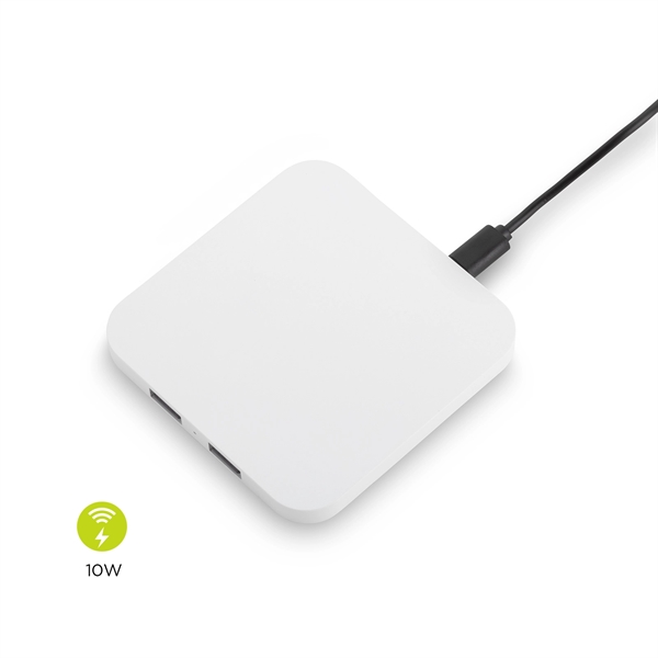 10W Wireless charging with dual USB port - 10W Wireless charging with dual USB port - Image 5 of 5