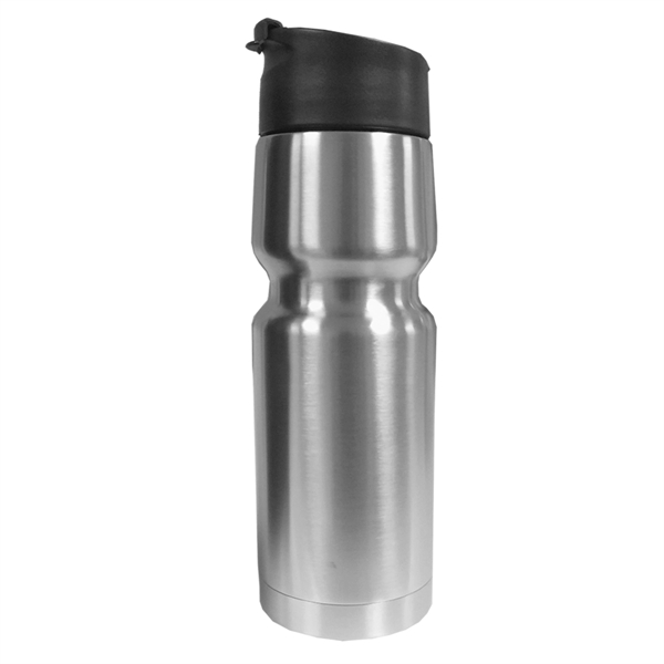 20 Oz. Stainless Steel Gym Bottle - 20 Oz. Stainless Steel Gym Bottle - Image 1 of 2