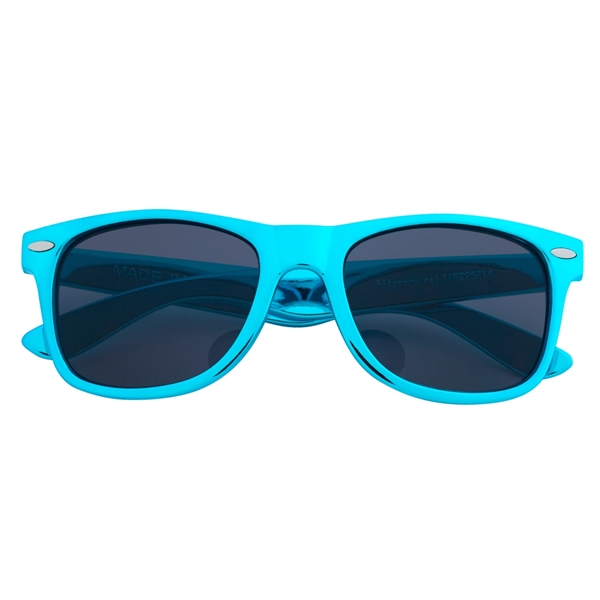 Colorful Metallic Beach Sunglasses - Colorful Metallic Beach Sunglasses - Image 12 of 15