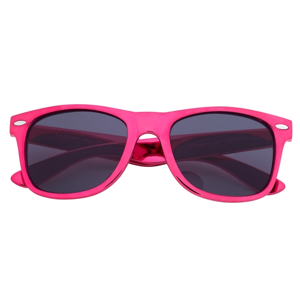 Colorful Metallic Beach Sunglasses - Colorful Metallic Beach Sunglasses - Image 13 of 15