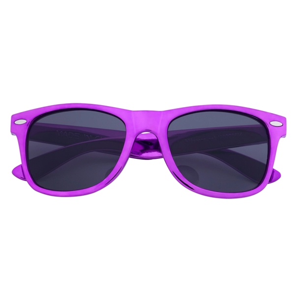 Colorful Metallic Beach Sunglasses - Colorful Metallic Beach Sunglasses - Image 14 of 15