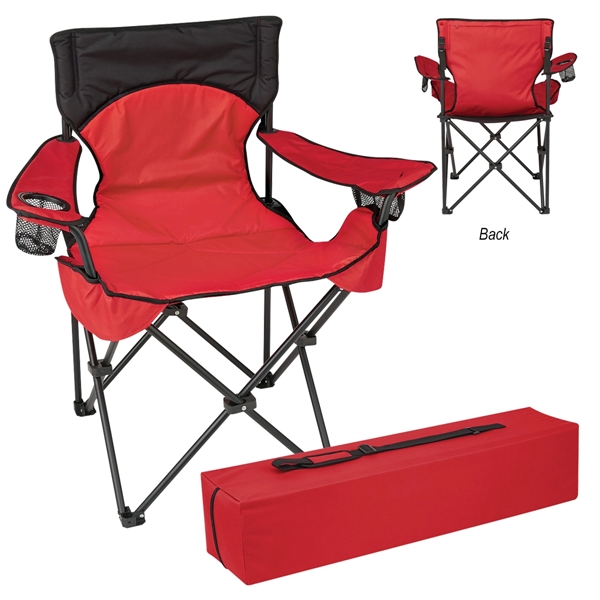 Portable Collapsible Padded Folding Chair with Bag - Portable Collapsible Padded Folding Chair with Bag - Image 1 of 3