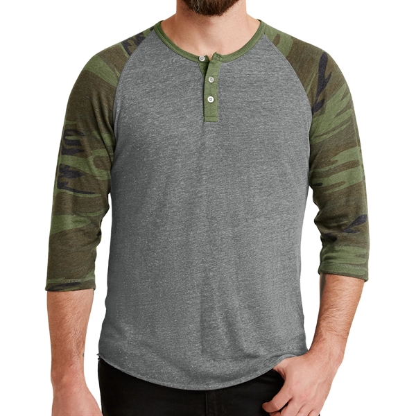 Raglan Henley Shirt - Raglan Henley Shirt - Image 2 of 5