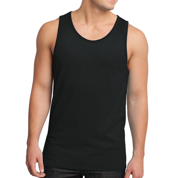 District® Male Youth's Cotton Ringer Tank Top - District® Male Youth's Cotton Ringer Tank Top - Image 3 of 10