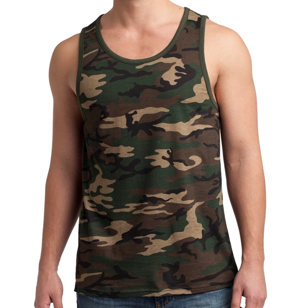 District® Male Youth's Cotton Ringer Tank Top - District® Male Youth's Cotton Ringer Tank Top - Image 7 of 10