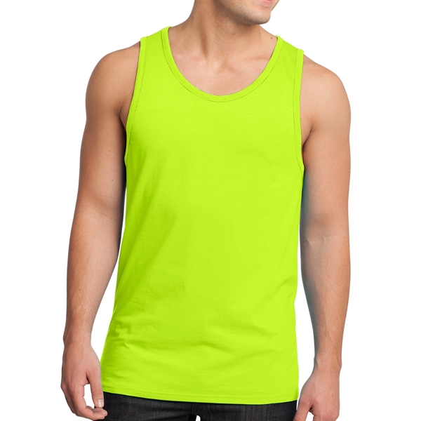District® Male Youth's Cotton Ringer Tank Top - District® Male Youth's Cotton Ringer Tank Top - Image 8 of 10