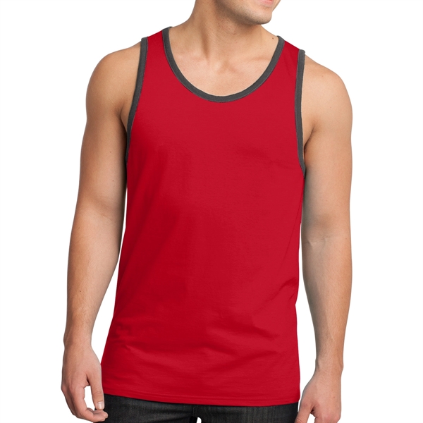 District® Male Youth's Cotton Ringer Tank Top - District® Male Youth's Cotton Ringer Tank Top - Image 10 of 10