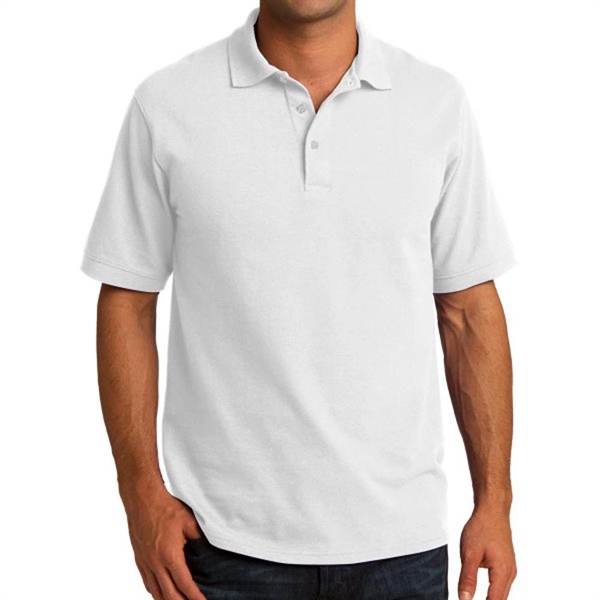 Port & Company® Core-Blend Piqued Everyday Polo - Port & Company® Core-Blend Piqued Everyday Polo - Image 7 of 15