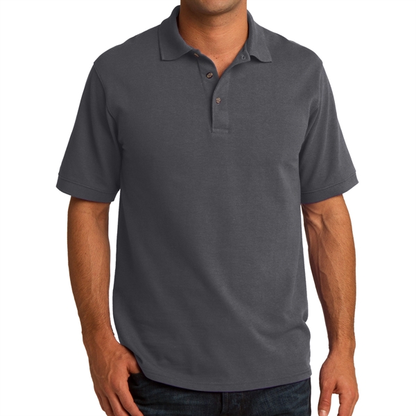 Port & Company® Core-Blend Piqued Everyday Polo - Port & Company® Core-Blend Piqued Everyday Polo - Image 9 of 15