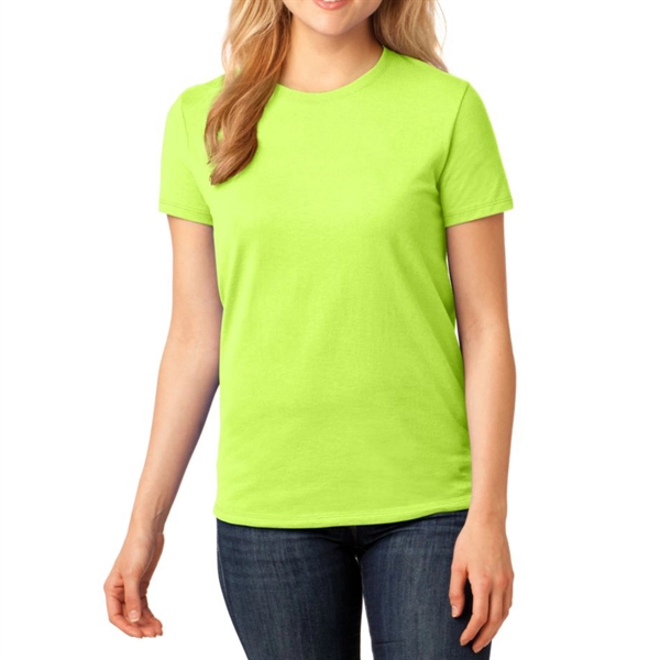 Port & Company® Women's Core Cotton T-Shirt - Port & Company® Women's Core Cotton T-Shirt - Image 1 of 26