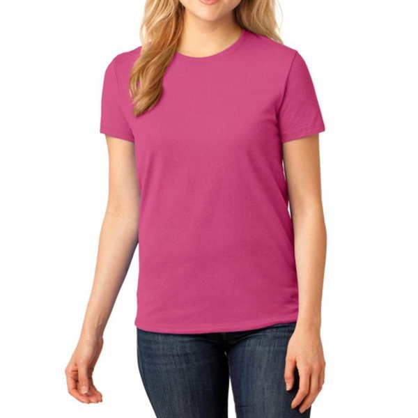 Port & Company® Women's Core Cotton T-Shirt - Port & Company® Women's Core Cotton T-Shirt - Image 4 of 26