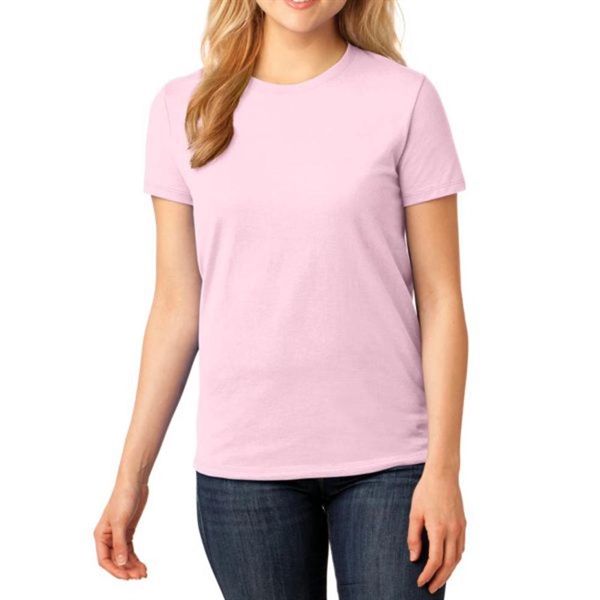 Port & Company® Women's Core Cotton T-Shirt - Port & Company® Women's Core Cotton T-Shirt - Image 9 of 26