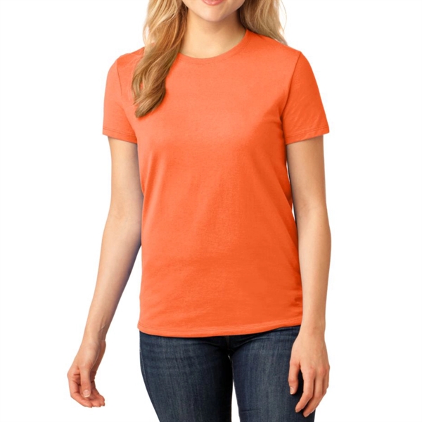 Port & Company® Women's Core Cotton T-Shirt - Port & Company® Women's Core Cotton T-Shirt - Image 12 of 26