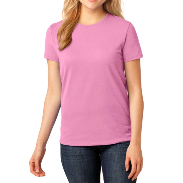 Port & Company® Women's Core Cotton T-Shirt - Port & Company® Women's Core Cotton T-Shirt - Image 22 of 26