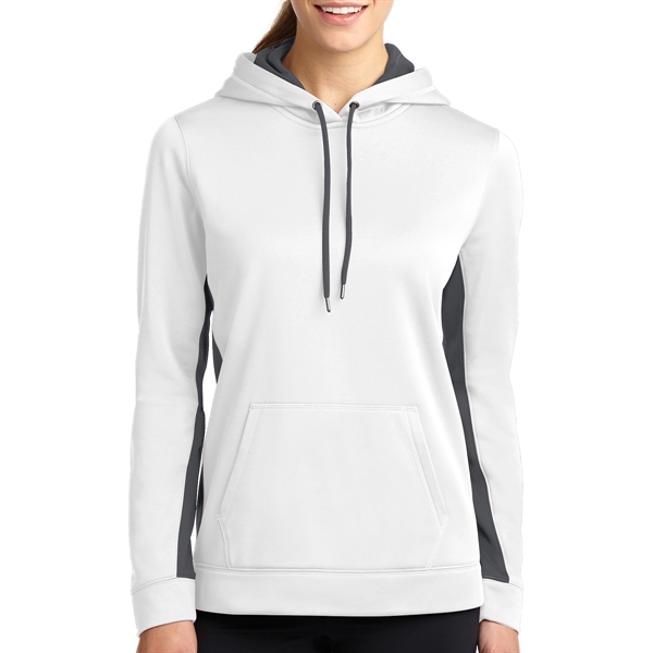 Sport-on Ladies' Colorblock Hooded Pullover - Sport-on Ladies' Colorblock Hooded Pullover - Image 1 of 9
