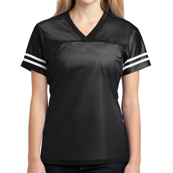 Sport-Tek® PosiCharge® Women's Replicated Sports Jersey - Sport-Tek® PosiCharge® Women's Replicated Sports Jersey - Image 2 of 11