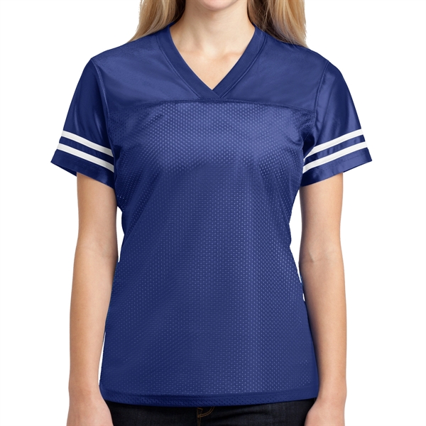 Sport-Tek® PosiCharge® Women's Replicated Sports Jersey - Sport-Tek® PosiCharge® Women's Replicated Sports Jersey - Image 4 of 11