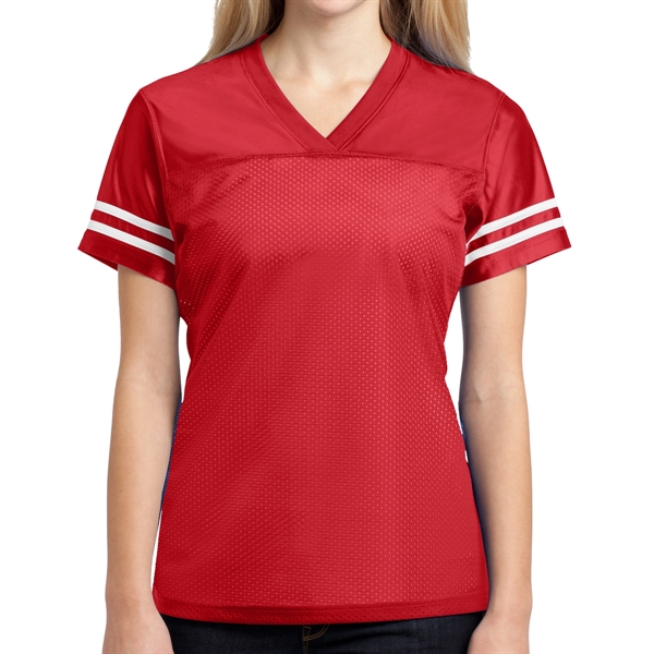 Sport-Tek® PosiCharge® Women's Replicated Sports Jersey - Sport-Tek® PosiCharge® Women's Replicated Sports Jersey - Image 6 of 11