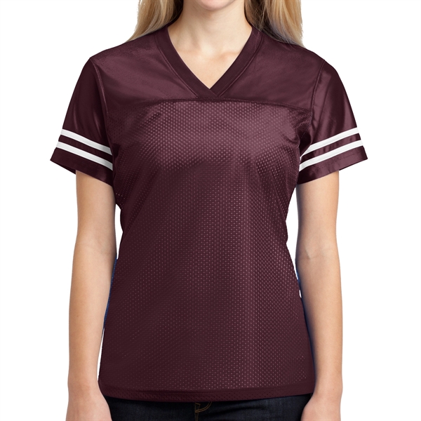Sport-Tek® PosiCharge® Women's Replicated Sports Jersey - Sport-Tek® PosiCharge® Women's Replicated Sports Jersey - Image 9 of 11