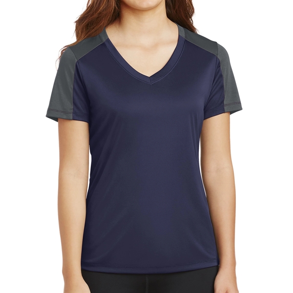 100% Polyester Ladies' Tee - 100% Polyester Ladies' Tee - Image 2 of 8