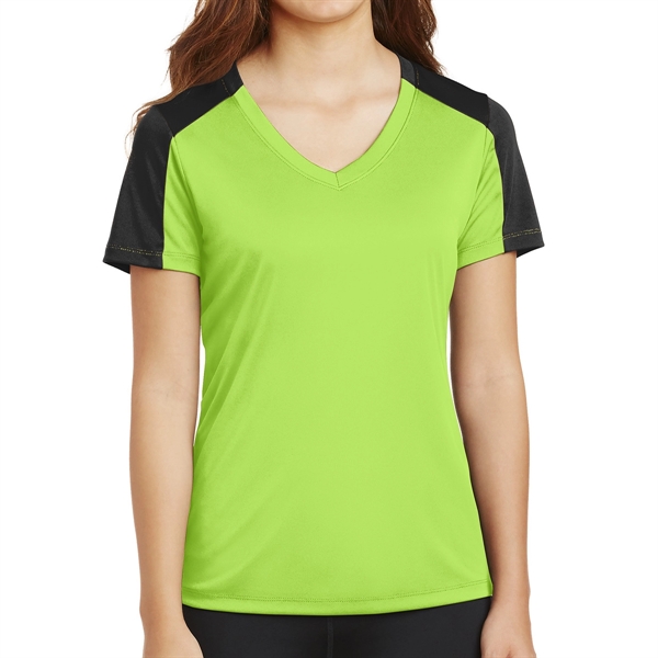 100% Polyester Ladies' Tee - 100% Polyester Ladies' Tee - Image 5 of 8