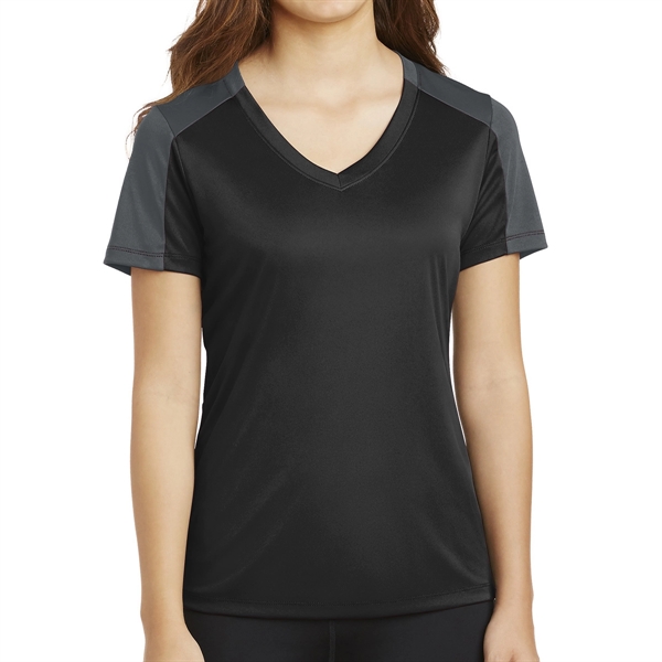 100% Polyester Ladies' Tee - 100% Polyester Ladies' Tee - Image 7 of 8