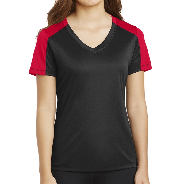 100% Polyester Ladies' Tee - 100% Polyester Ladies' Tee - Image 8 of 8