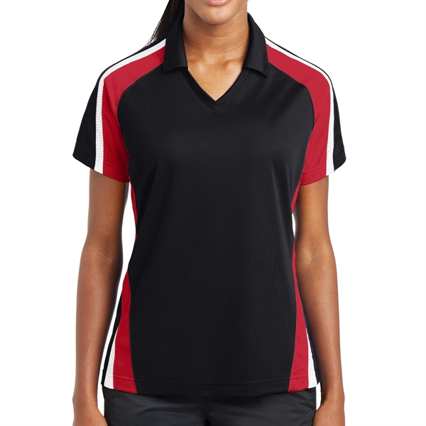 Sport-Tek® Women's Tricot Polo Shirt - Sport-Tek® Women's Tricot Polo Shirt - Image 1 of 12