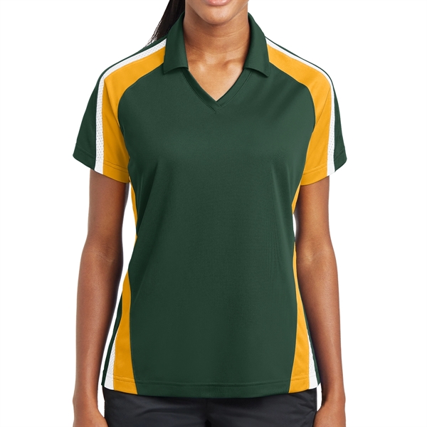 Sport-Tek® Women's Tricot Polo Shirt - Sport-Tek® Women's Tricot Polo Shirt - Image 6 of 12